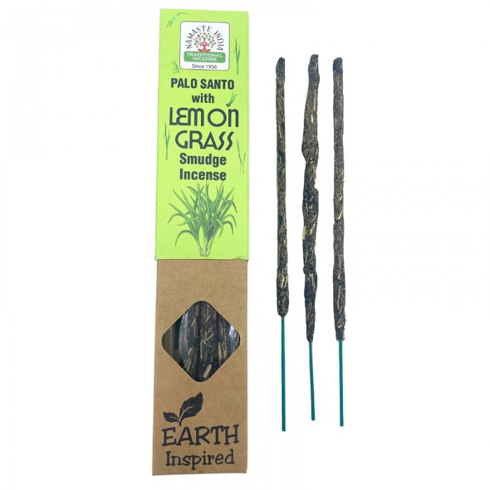 Earth Inspired Smudge Incense Palo Santo - Lemon Grass Αρωματικά στικ